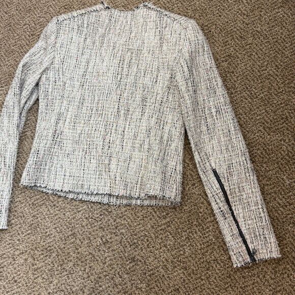 Marissa Webb Barney’s New York Tweed Snap Button Blazer Jacket Women’s 8 Career - Picture 11 of 15